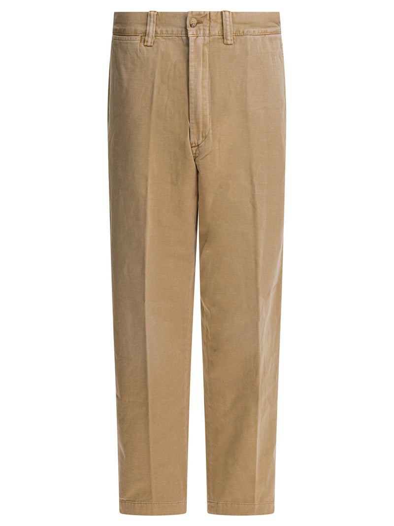 Polo Ralph Lauren Pantalones rectos Polo Ralph Lauren beige - World Class Fashion