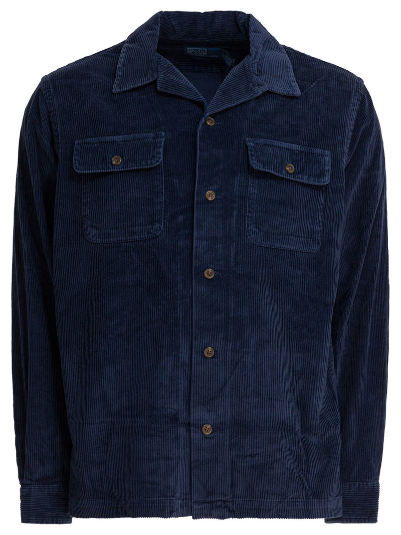 Polo Ralph Lauren Polo Ralph Lauren Saharan Overshirt Jacket Blue Men - World Class Fashion