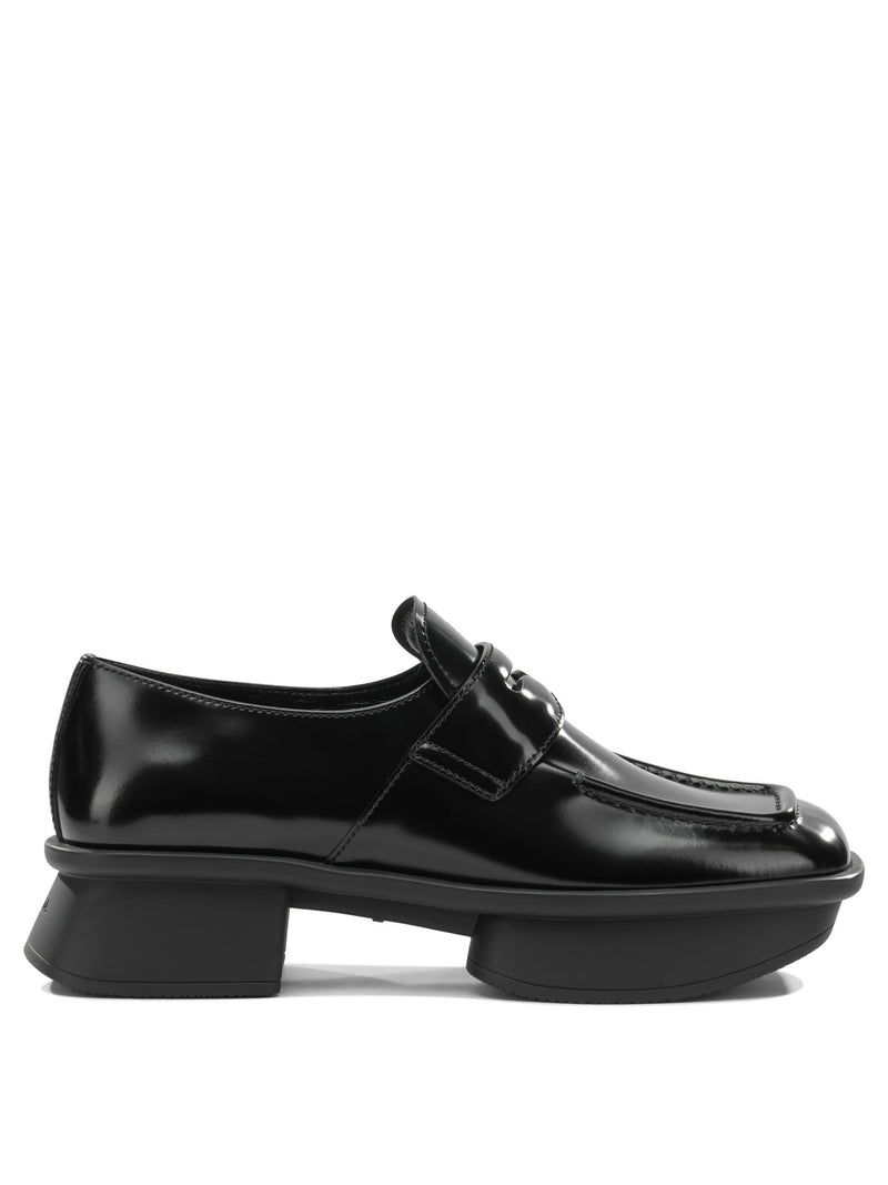 Prada Prada Women's Black Leather Loafers 1D985N055F0002 - World Class Fashion