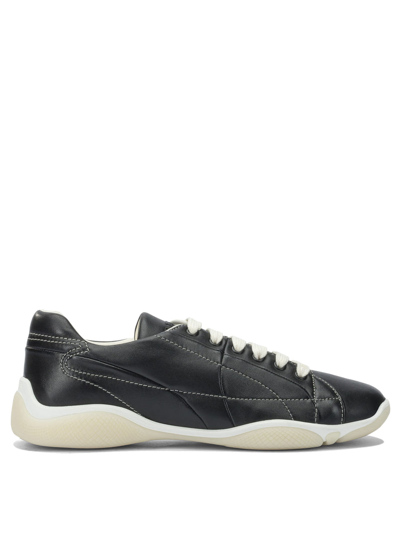 Prada Prada Nappa Leather Sneakers Black Men - World Class Fashion
