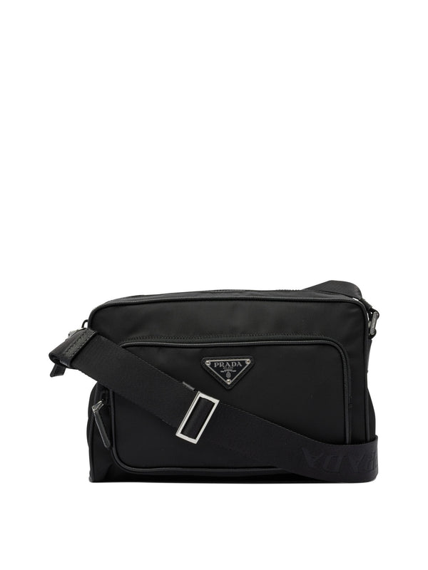 Prada Re-nylon And Saffiano Shoulder Bag