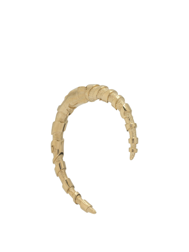 Pucci Pucci Horn Single Earring Gold Women - World Class Fashion