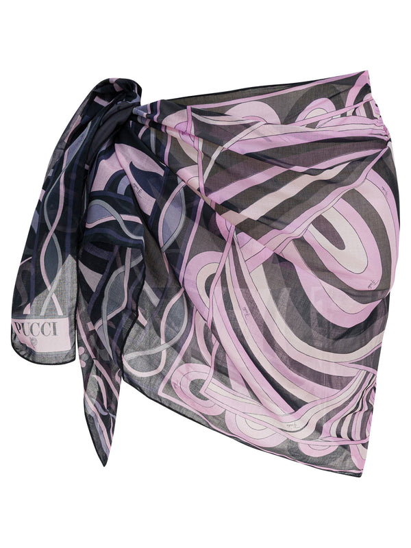 Pucci Pareo With Iride Print