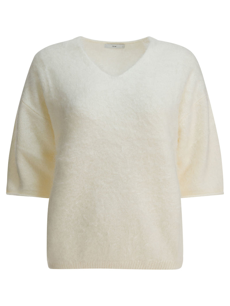 R2W R2W Prendas de punto de cachemira blancas para mujer - World Class Fashion