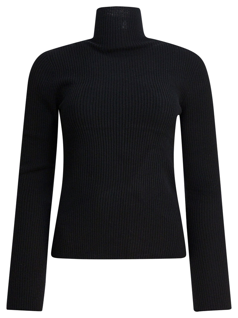 R2W R2W Prendas de punto de lana merina negras para mujer - World Class Fashion