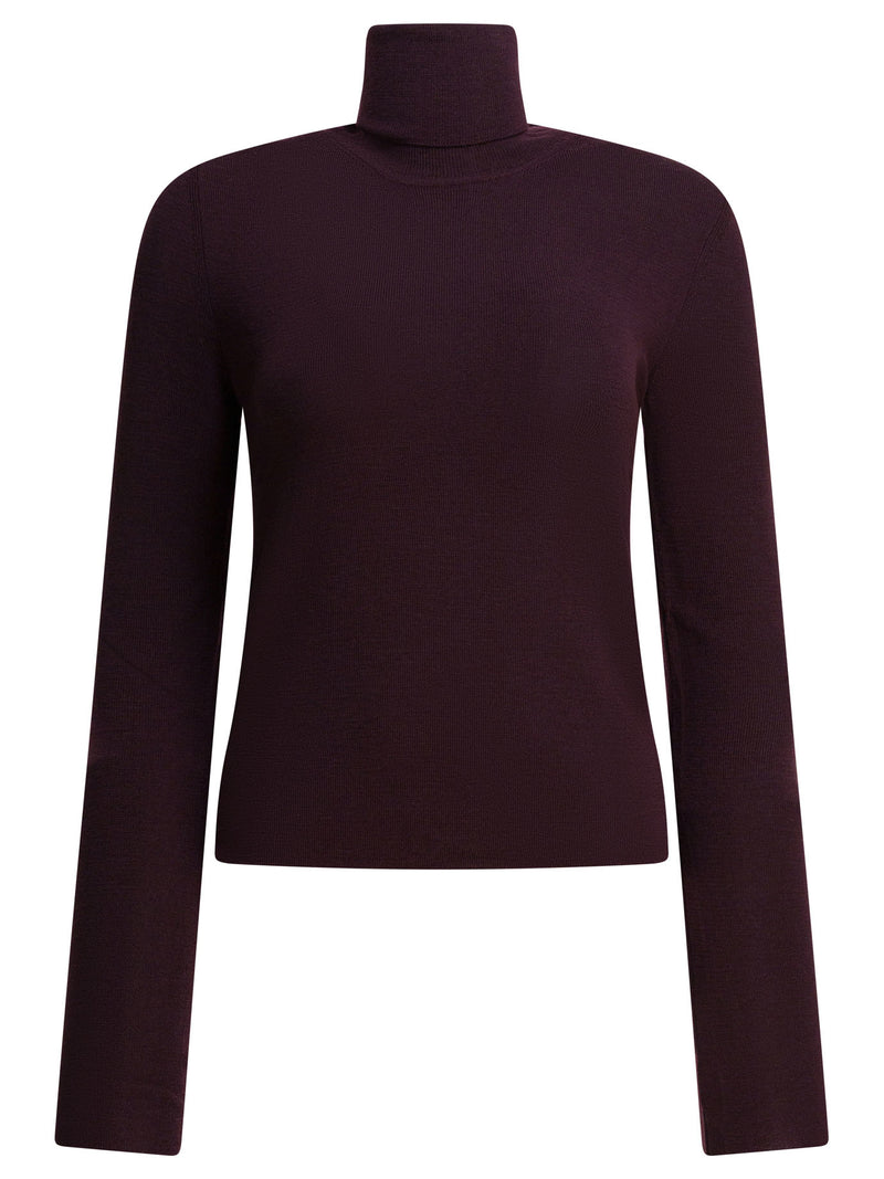 R2W R2W Prendas de punto de lana y cachemira burdeos para mujer - World Class Fashion