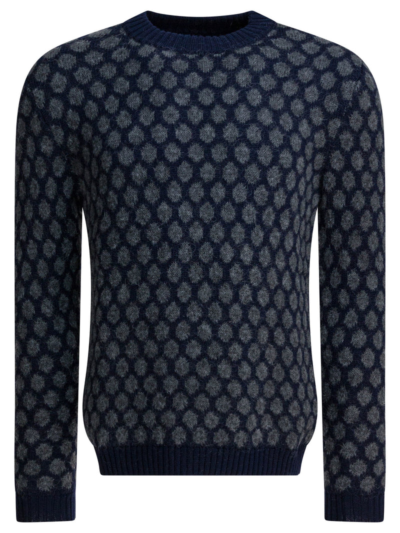 Rakku Rakku Paul Género de punto azul para hombre - World Class Fashion
