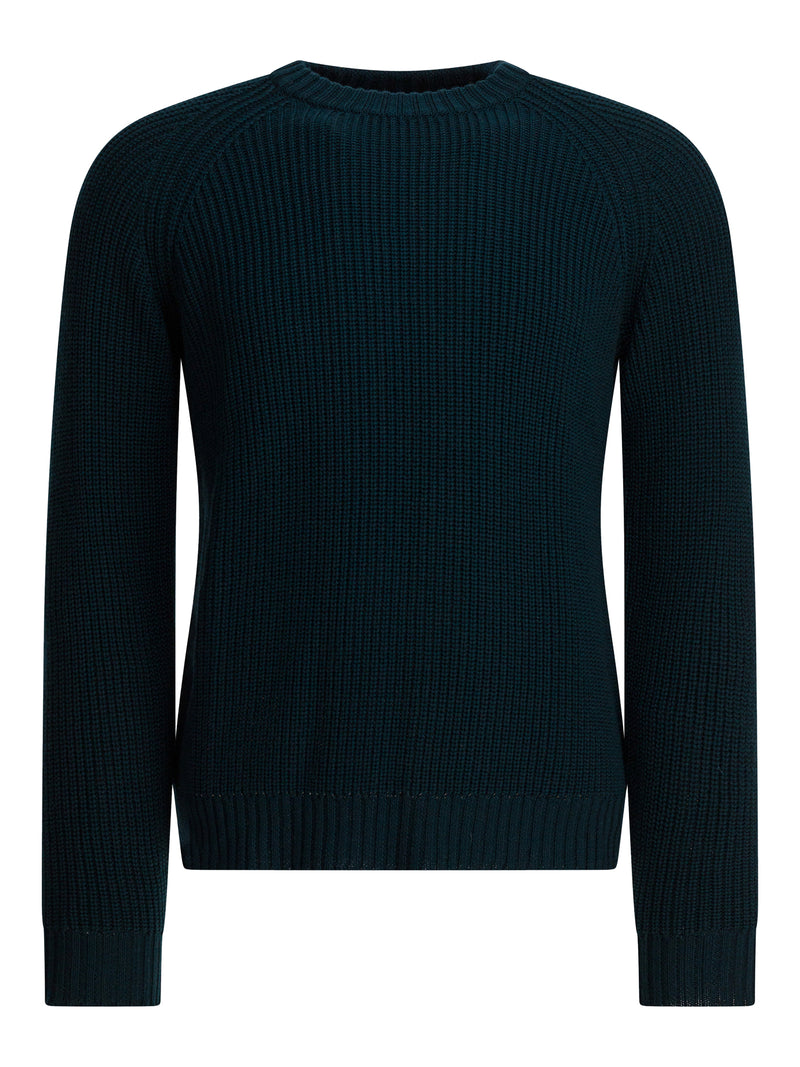 Rakku Sudadera Rakku Rebel cuello redondo verde oscuro - World Class Fashion