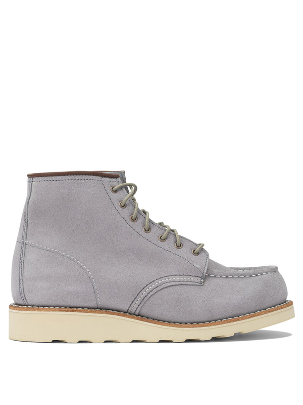 Red Wing Shoes "6'' Moc Toe 3300 Dusty Lavender Abilene" Lace-up Ankle Boots