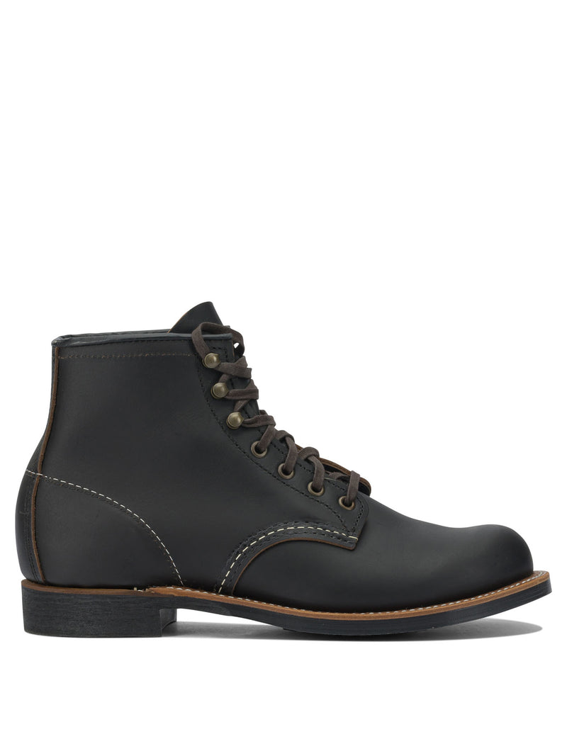 Red Wing Shoes Red Wing Shoes Blacksmith 3345 Black Prairie Men Boots - World Class Fashion