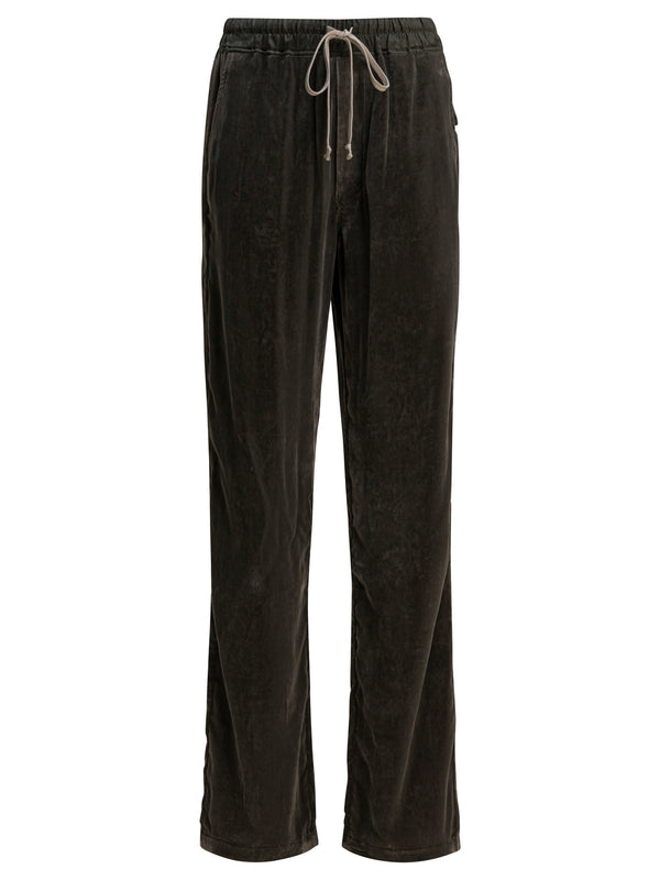 Rick Owens Velvet Wide-leg Pants