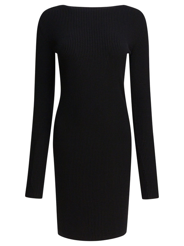 Rick Owens Sheath Dress With Long Sleeves