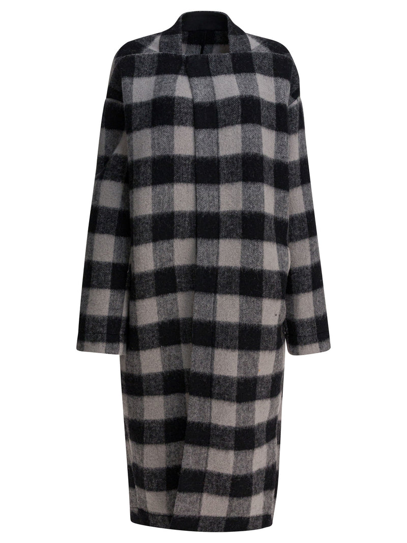 Rick Owens Chaqueta de lana gris de mujer Rick Owens - World Class Fashion
