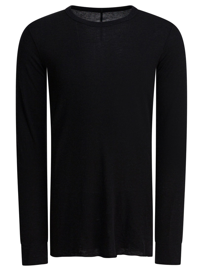 Rick Owens Rick Owens Camiseta de Cuello Redondo de Viscosa Negra para Hombre - World Class Fashion