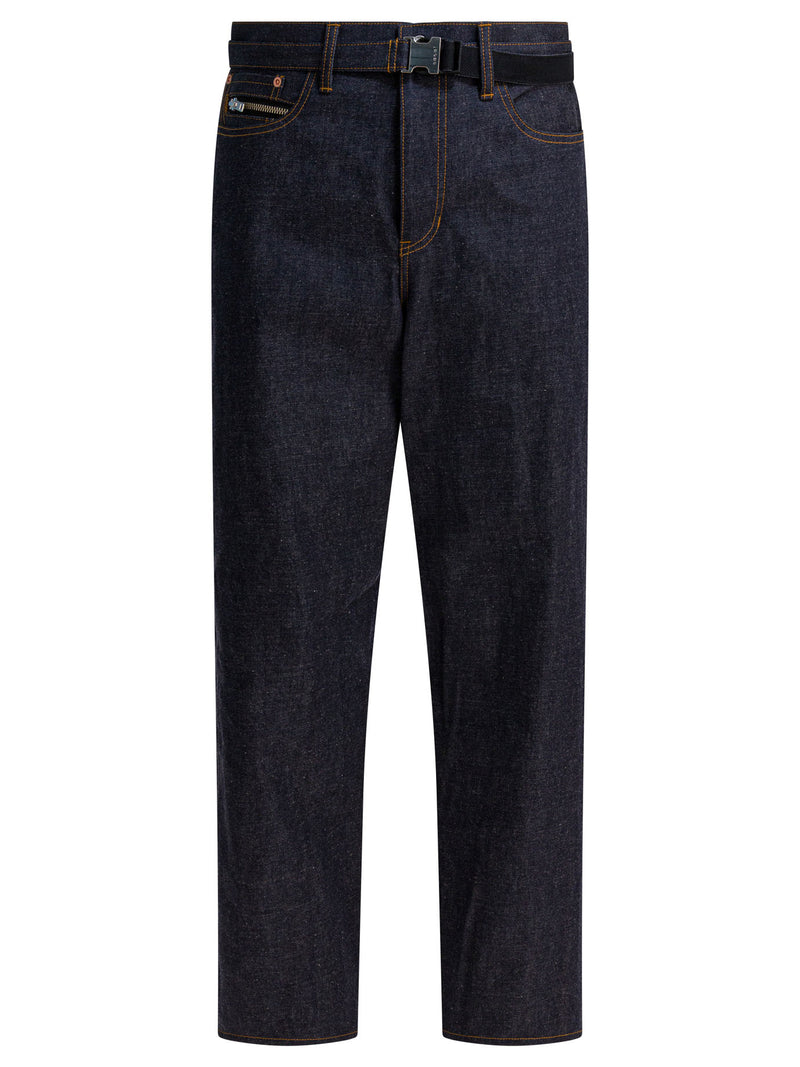 Sacai Sacai Relaxed Fit Jeans Blue Men - World Class Fashion