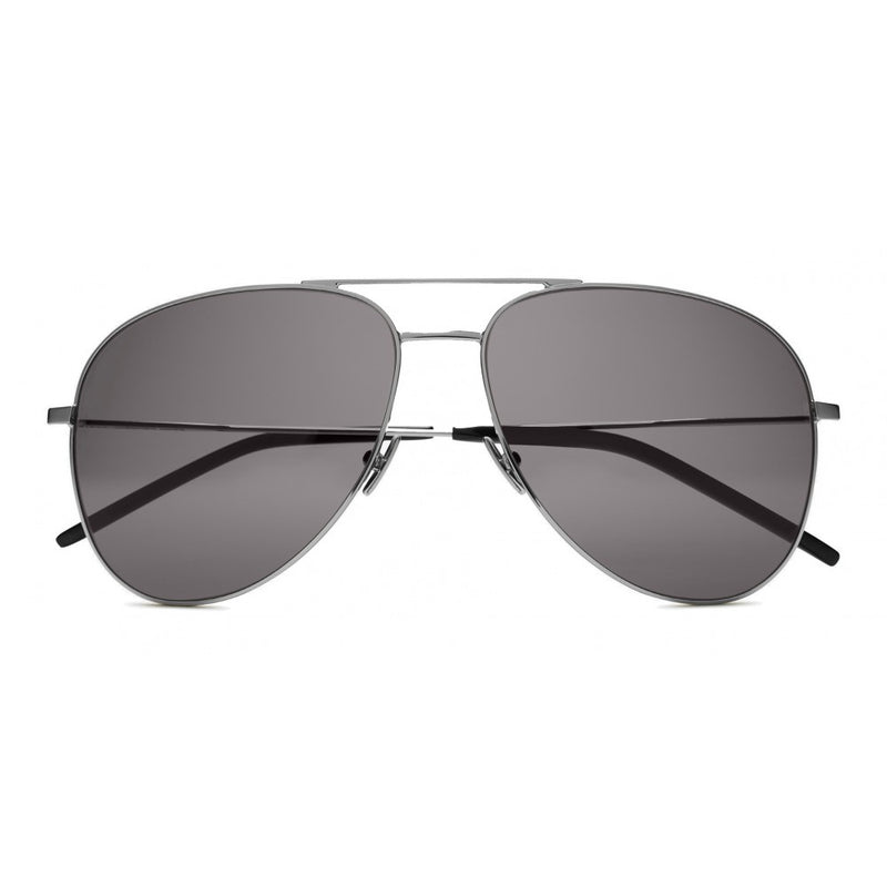 Saint Laurent Saint Laurent Classic SL 11 Aviator Sunglasses Grey - World Class Fashion