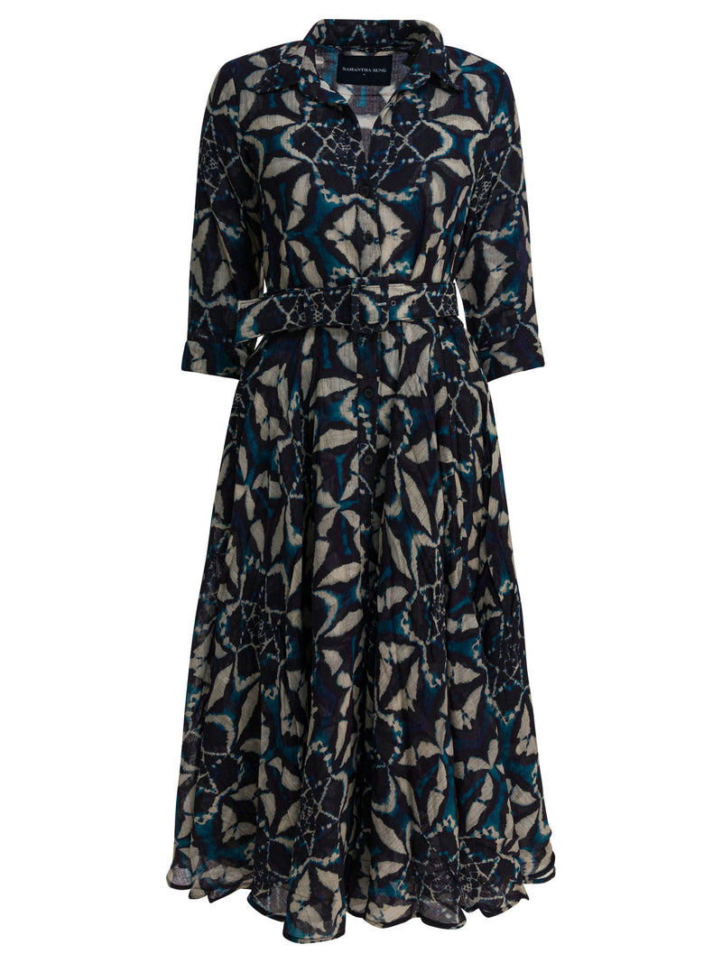 Samantha Sung Vestido Aqua Tie Dye Aster Essaouira de Samantha Sung - World Class Fashion