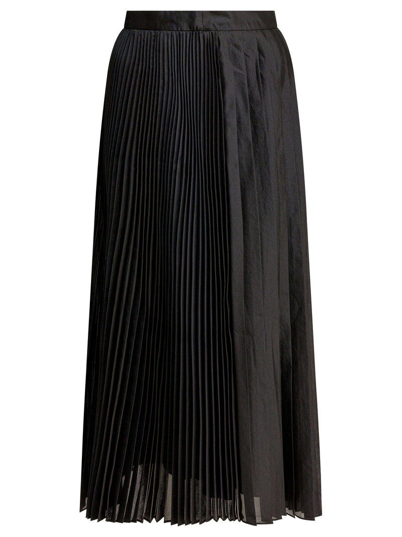 Sandbeige Falda de poliéster para mujer color arena beis Negro - World Class Fashion