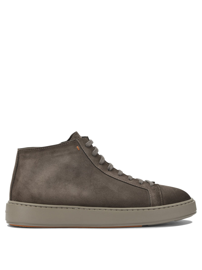Santoni Botines Santoni de ante color beige para hombre - World Class Fashion