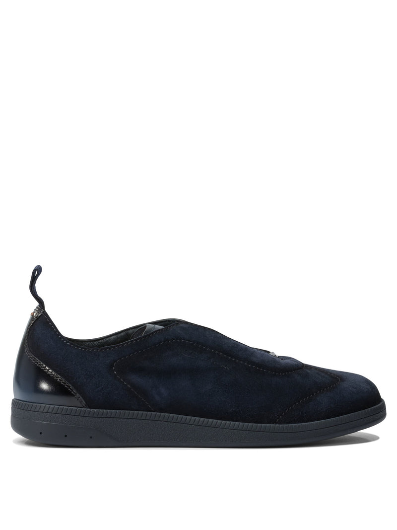 Santoni Zapatillas Santoni Lume para hombre, color azul - World Class Fashion