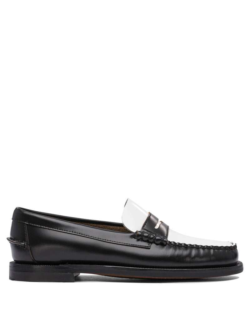 Sebago Sebago Women's Black Leather Loafers - World Class Fashion