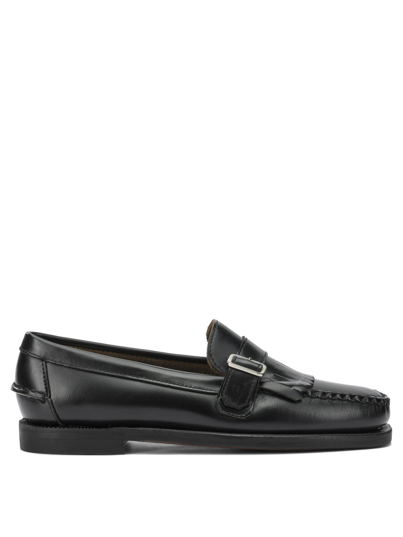 Sebago Sebago Women's Black Leather Loafers - World Class Fashion