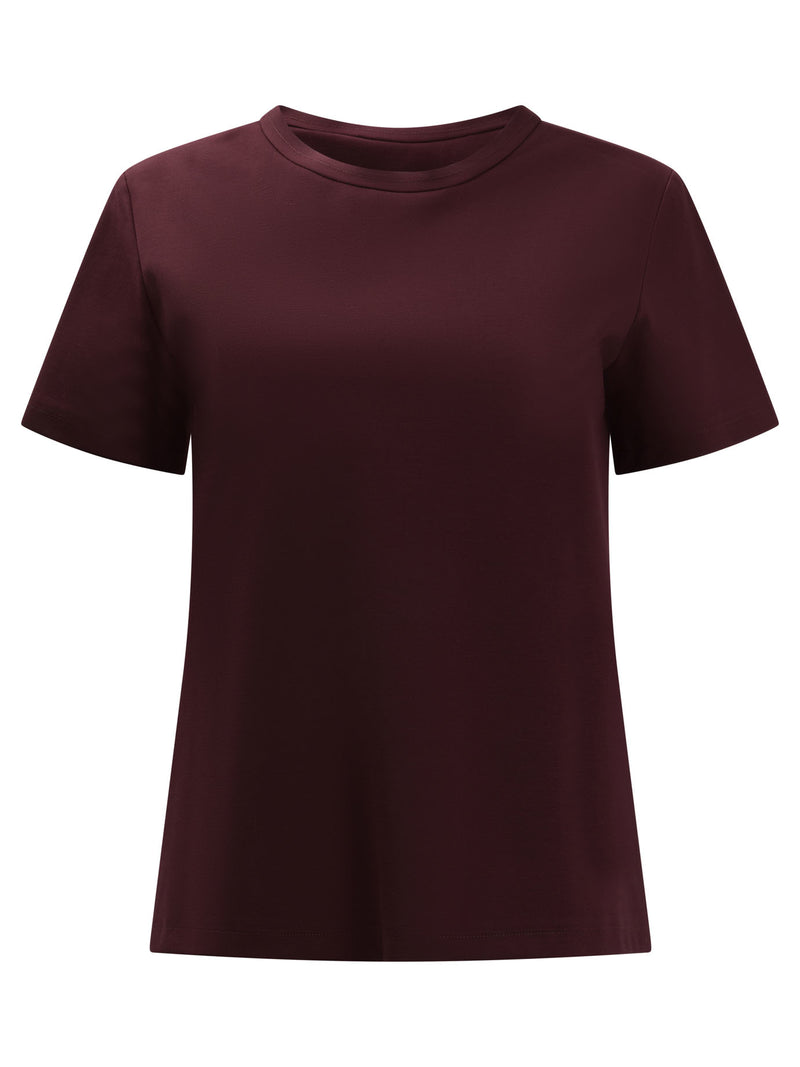 Semper Semper Classic T-Shirt Bordeaux Women - World Class Fashion
