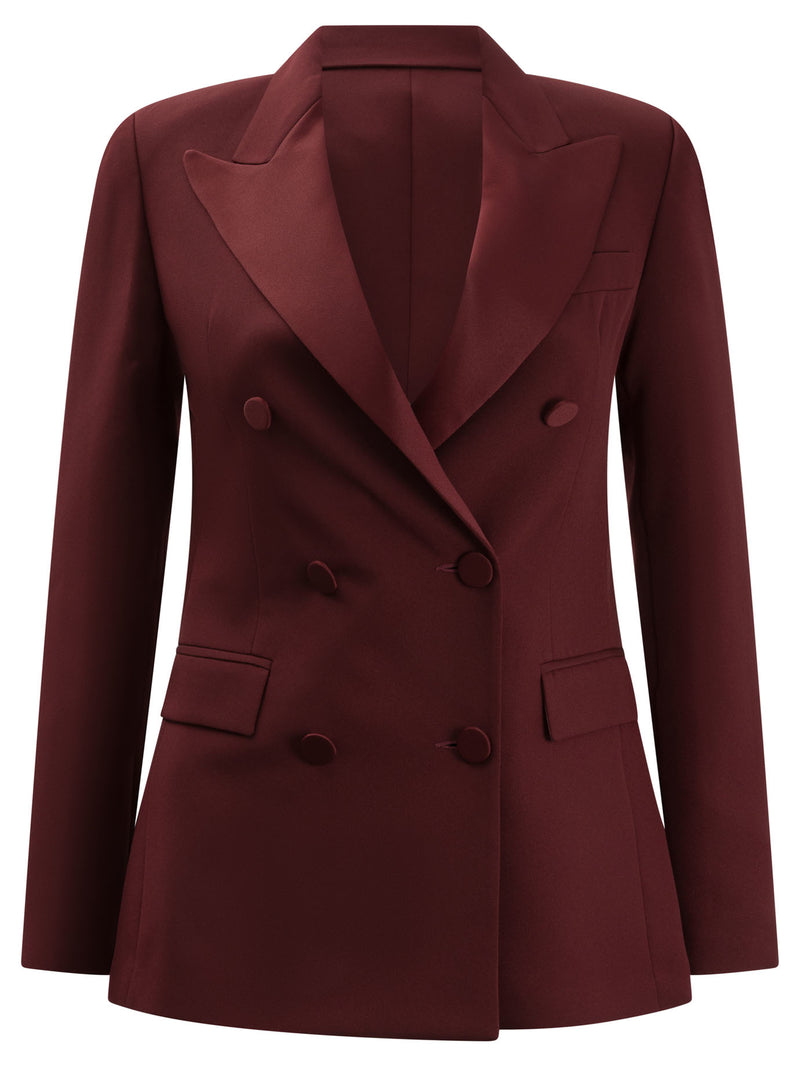 Semper Chaqueta cruzada Semper burdeos - World Class Fashion