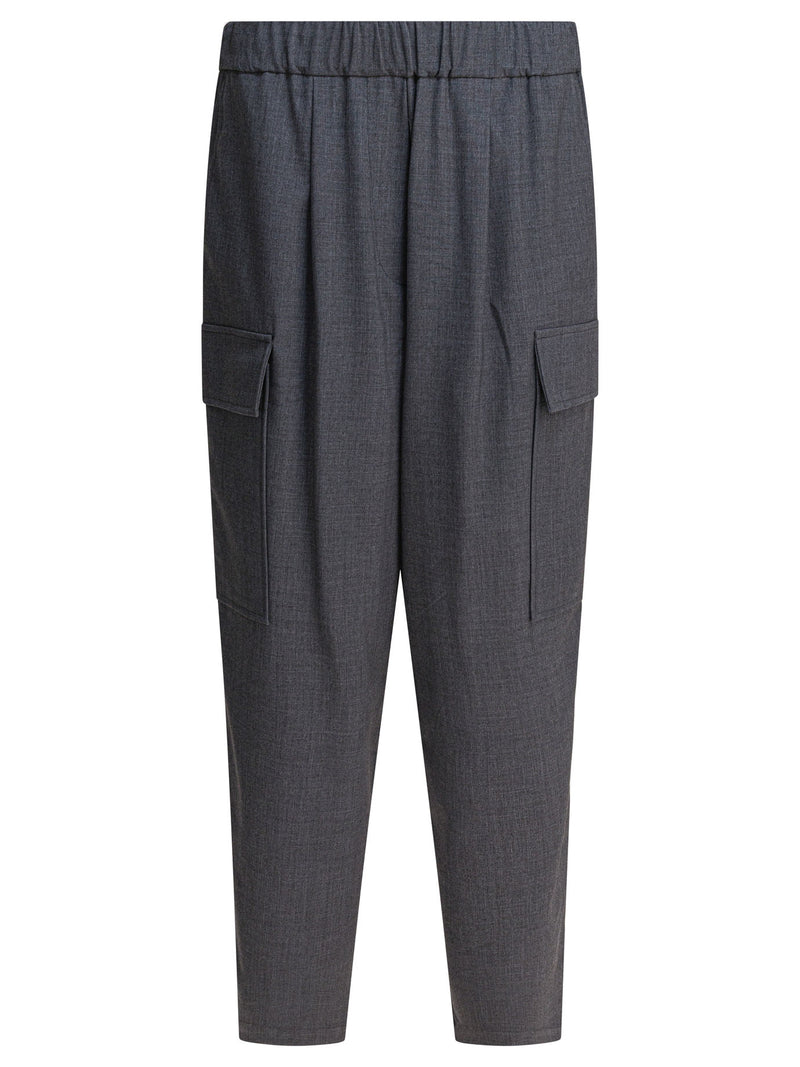 Semper Pantalones Cargo Semper grises para mujer - World Class Fashion
