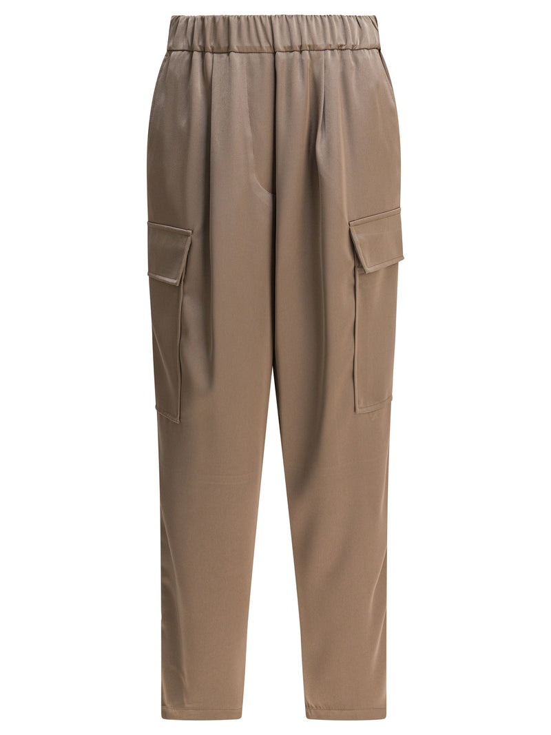 Semper Pantalones Cargo Semper Beige para Mujer - World Class Fashion