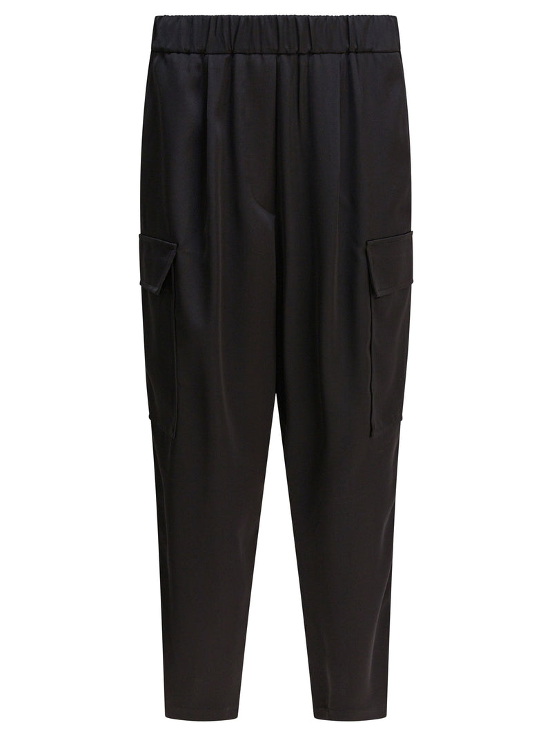 Semper Pantalones Cargo Semper Negros para Mujer - World Class Fashion