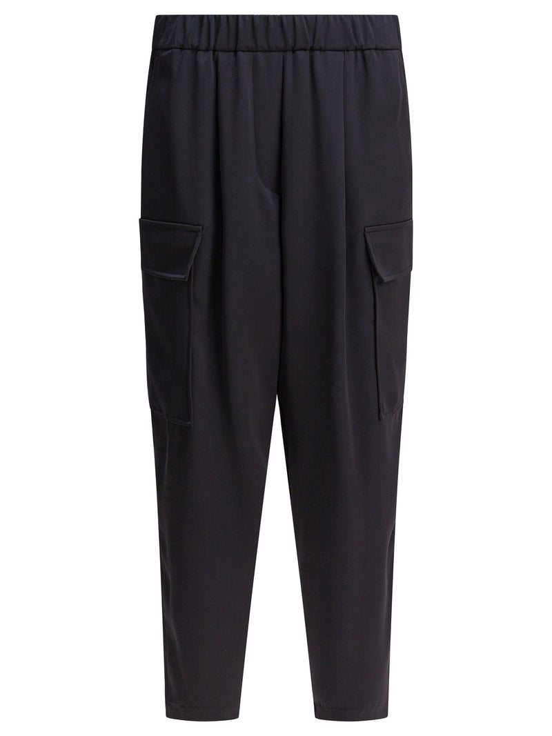 Semper Pantalones Cargo Semper Azules para Mujer - World Class Fashion