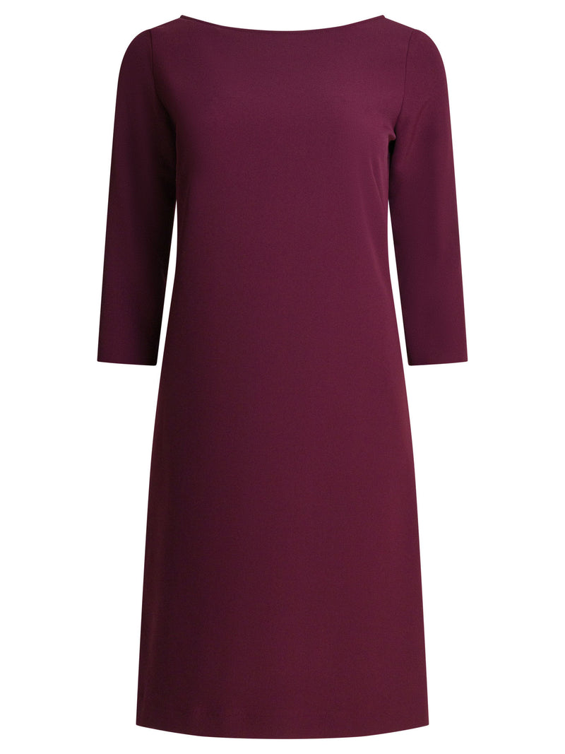 Semper Vestido entallado Semper Burdeos para mujer - World Class Fashion