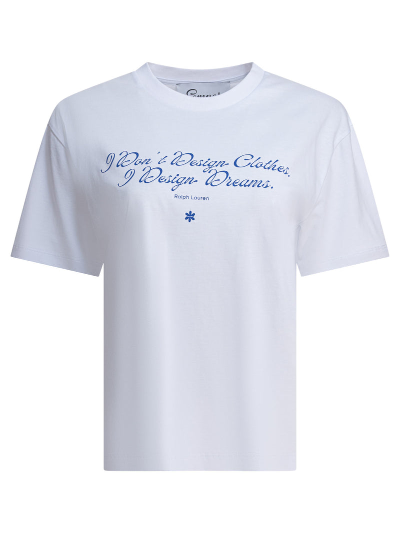 Semper Semper Quote Ralph Cotton T-Shirt White - World Class Fashion