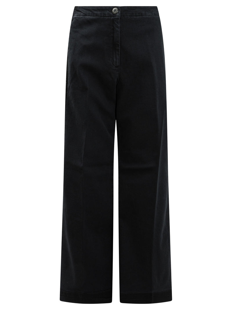 Shaft Jeans Shaft Jeans Wide Leg Jeans Black Women - World Class Fashion