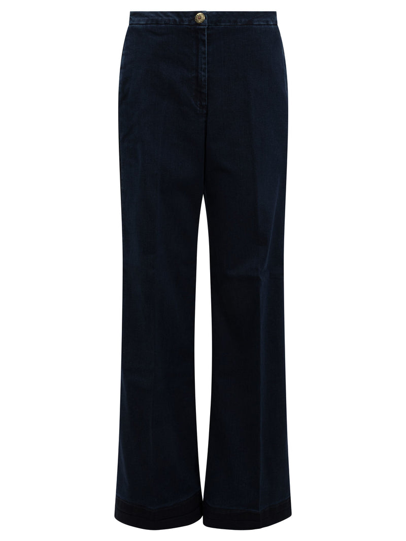 Shaft Jeans Shaft Jeans Wide Leg Jeans Blue Women - World Class Fashion