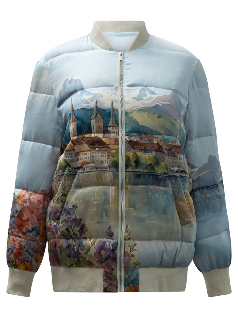Sleep No More Chaqueta Bomber Sleep No More Luzern Azul Claro - World Class Fashion