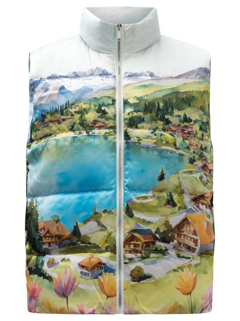 Sleep No More Sleep No More Silk Sleeveless Jacket Light Blue - World Class Fashion