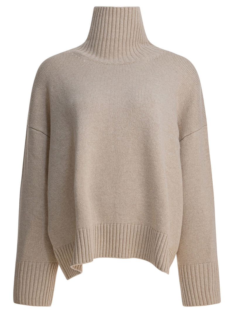 Soeur Suéter cuello tortuga Soeur William, beige, para mujer - World Class Fashion