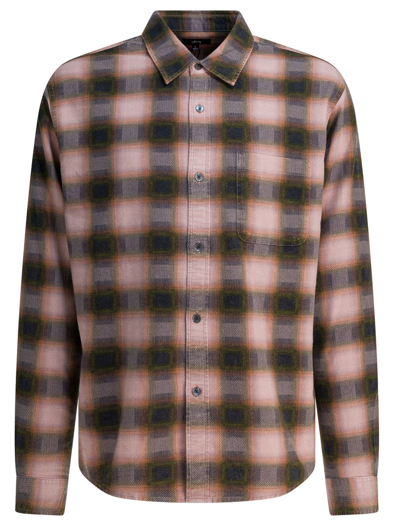 Stussy Stussy Men's Pink Cotton Shirt - World Class Fashion
