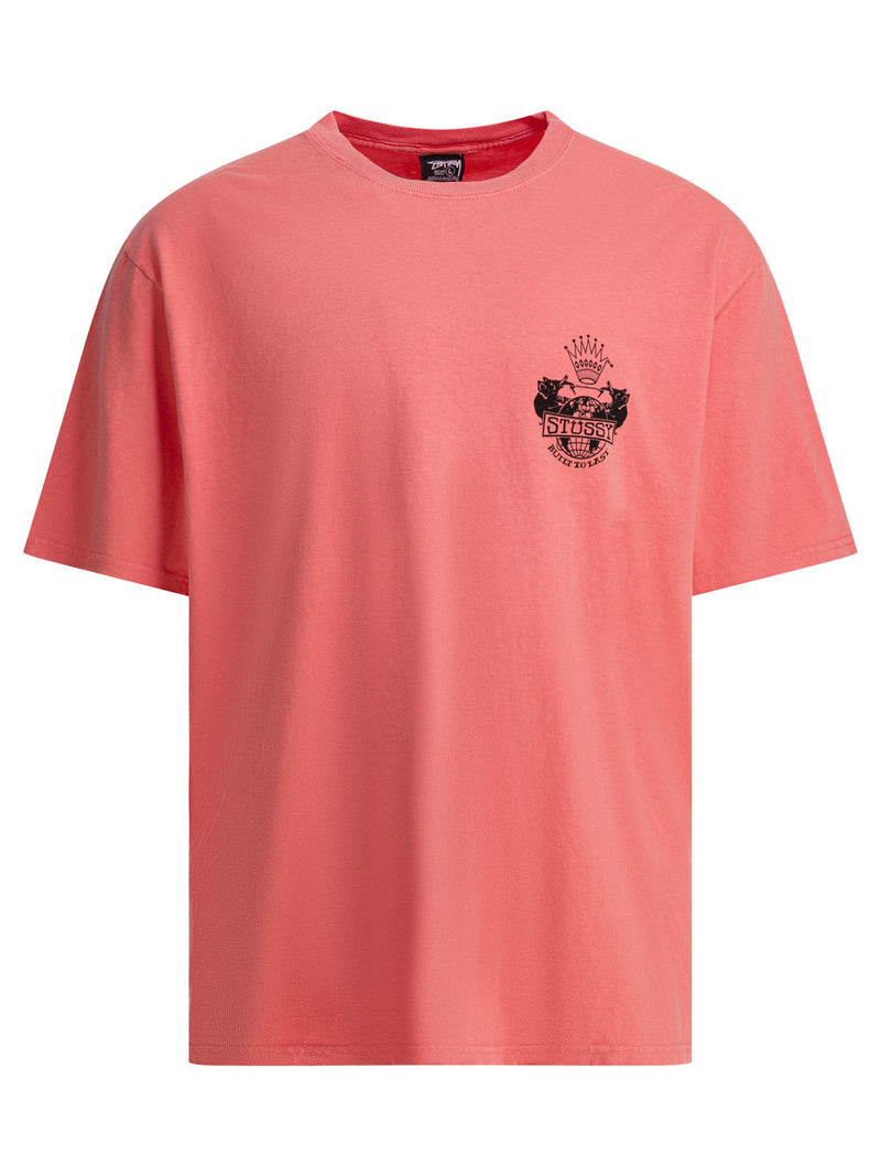 Stüssy Camiseta de algodón Stüssy rosa para hombre - World Class Fashion