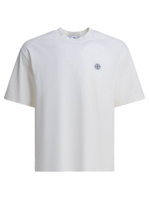 Stone Island T-shirt With Compass Logo