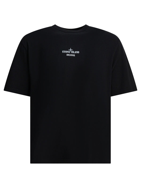 Stone Island Crew-neck T-shirt In Organic Cotton Jersey