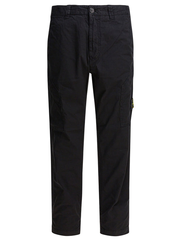 Stone Island Supima Cotton Cargo Trousers