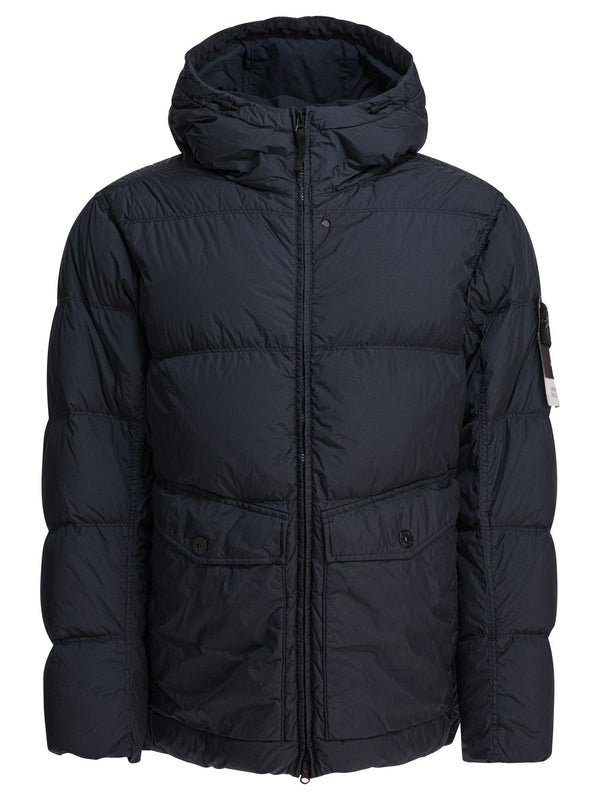 Stone Island Nylon Resp Down Jacket