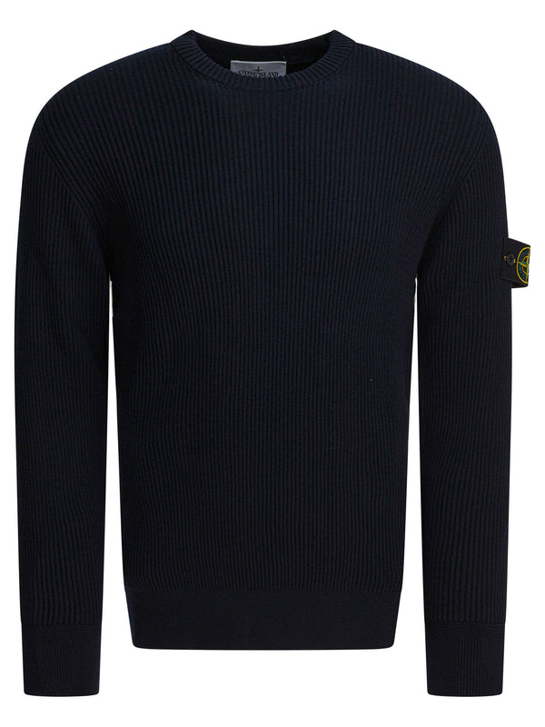Stone Island Rws Wool Crew-neck Sweater