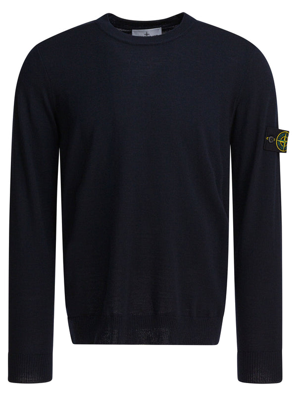 Stone Island Rws Lightweight Wool Crewneck Sweater