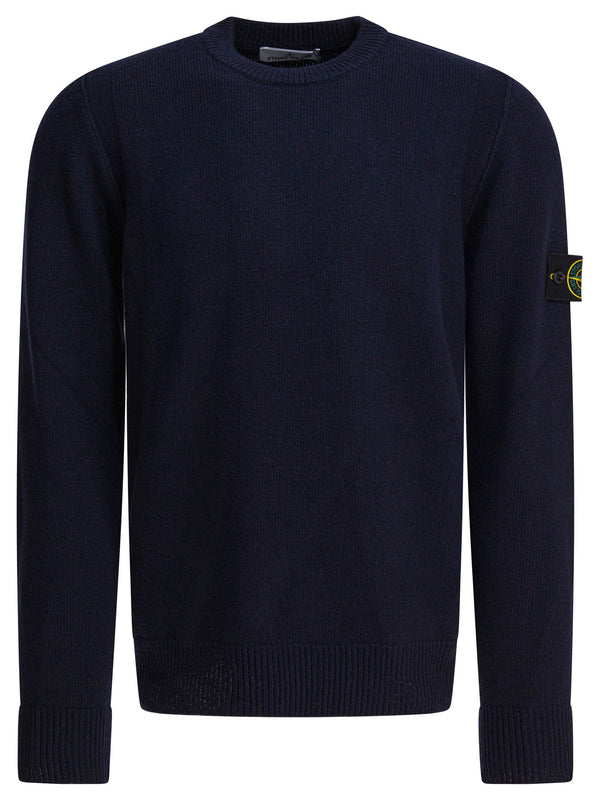 Stone Island Wool Crewneck Sweater