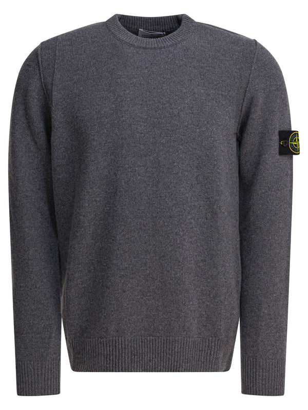 Stone Island Wool Crewneck Sweater