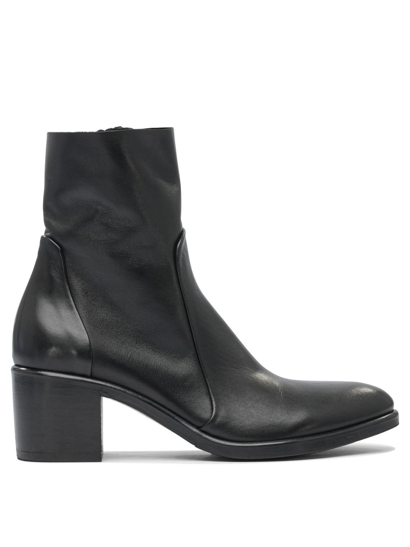 Strategia Botas de mujer de cuero negro Strategia A4560NATURE NERO - World Class Fashion